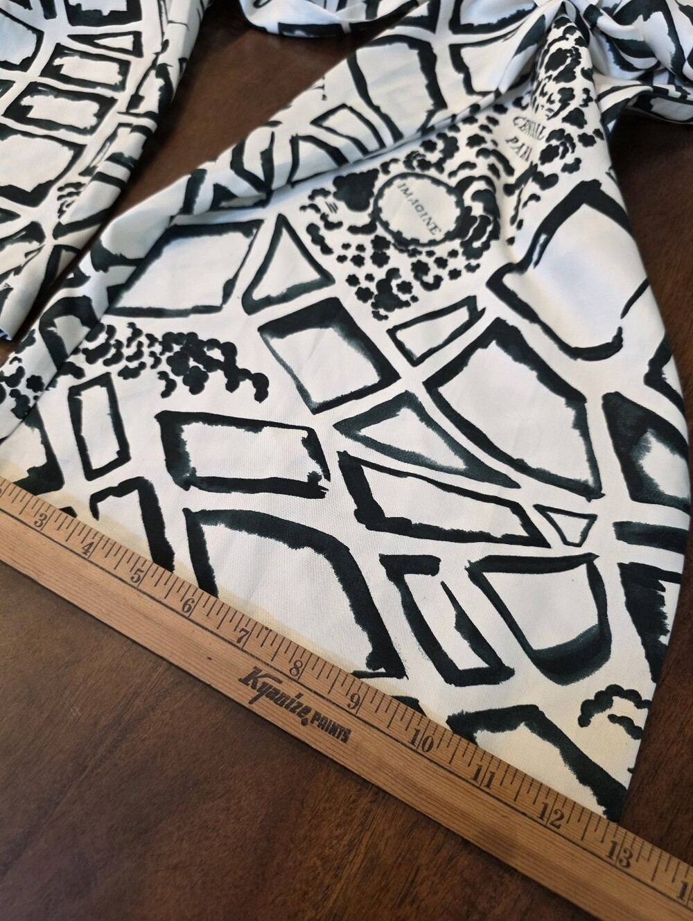 NWT Scotch & Soda Eleni Pants Amsterdam Print White Green High Rise Wide Leg Sm - Picture 13 of 13